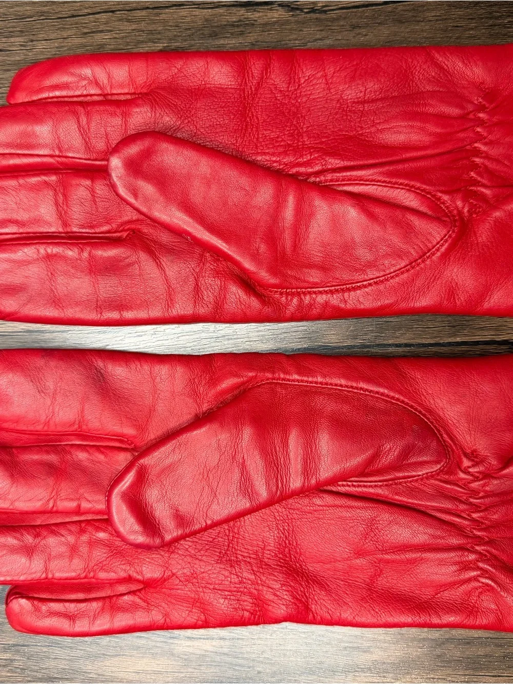 Preston & York XL Red Leather Gloves - Classic Stylish Gloves